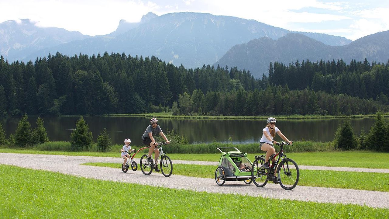 Radeln am Kögelweiher Radeln am Kögelweiher